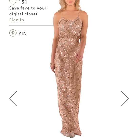 sorella vita gold sequin bridesmaid dress SORELLA VITA Gold Sequin Dress, For Bridesmaid/Prom/Formal/NYE, US Size 28
